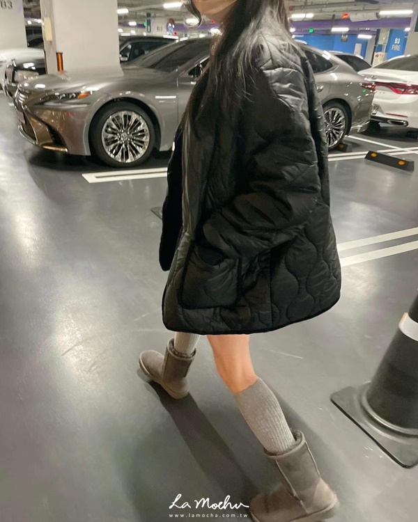 彈性壓紋鋪棉短褲